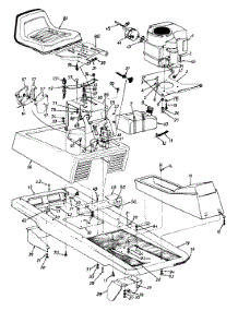 Riding Mower parts for White Outdoor Lawn Tractor 133B561B190 / 1993 from AppliancePartsPros.com