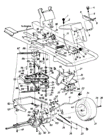 Gear Selector, Pulley's And Transaxle parts for White Outdoor Lawn Tractor 135B561B190 / 1995 from AppliancePartsPros.com