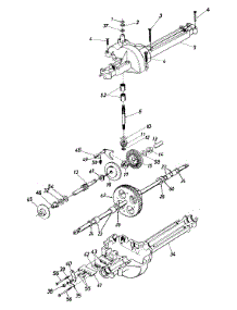 Single Speed Transaxle parts for White Outdoor Lawn Tractor 135B561B190 / 1995 from AppliancePartsPros.com