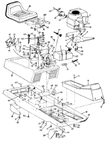 Body Assembly parts for White Outdoor Lawn Tractor 130-511C190 / 1990 from AppliancePartsPros.com