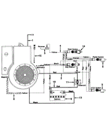 Electrical System parts for White Outdoor Lawn Tractor 130-511C190 / 1990 from AppliancePartsPros.com