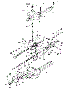 Single Speed Transaxle parts for White Outdoor Lawn Tractor 130-511C190 / 1990 from AppliancePartsPros.com
