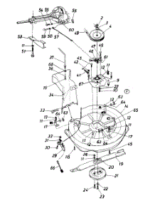 Deck Assembly parts for White Outdoor Lawn Tractor 131-511C190 / 1991 from AppliancePartsPros.com
