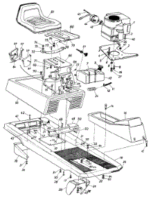 Body Assembly parts for White Outdoor Lawn Tractor 137-514-190 / 1987 from AppliancePartsPros.com