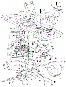 Drive Assembly parts for White Outdoor Lawn Tractor 137-514-190 / 1987 from AppliancePartsPros.com