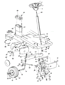 Steering Assembly parts for White Outdoor Lawn Tractor 138-514-190 / 1988 from AppliancePartsPros.com