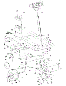 Steering Assembly parts for White Outdoor Lawn Tractor 138-514-190 / 1989 from AppliancePartsPros.com