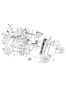 Gear Case Assembly parts for White Outdoor Tiller 21A-414B190 / 2000 from AppliancePartsPros.com
