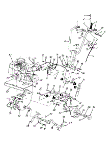 Handles, Frame And Blades parts for White Outdoor Tiller 21A-035-190 / 1997 from AppliancePartsPros.com