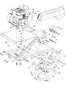 Tine Assembly parts for White Outdoor Tiller 211-310-190 / 1991 from AppliancePartsPros.com