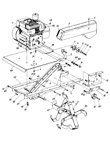 Tiller Mounting Assembly parts for White Outdoor Tiller 217-310-190 / 1987 from AppliancePartsPros.com