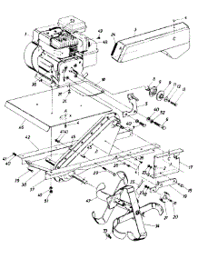 Tiller Tine Assembly parts for White Outdoor Tiller 219-310-190 / 1989 from AppliancePartsPros.com