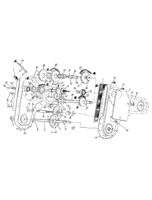 Rear Tine Tiller Illustration (Part 3) parts for White Outdoor Tiller 215-410-190 / 1995 from AppliancePartsPros.com