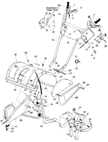 Handle & Frame Assembly parts for White Outdoor Tiller 217-403-190 / 1987 from AppliancePartsPros.com