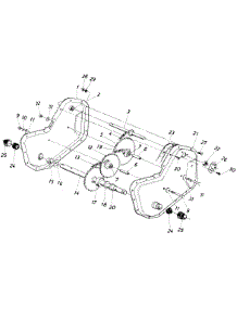 Wheel Chain Case Assembly parts for White Outdoor Tiller 217-403-190 / 1987 from AppliancePartsPros.com