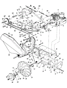 Drive Assembly parts for White Outdoor Tiller 218-403-190 / 1988 from AppliancePartsPros.com