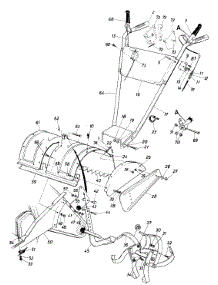 Tiller Frame Assembly parts for White Outdoor Tiller 218-403-190 / 1988 from AppliancePartsPros.com