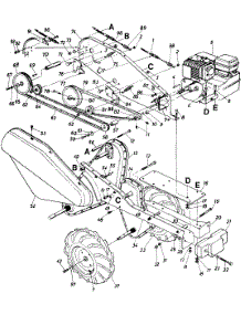 Drive Assembly parts for White Outdoor Tiller 211-405-190 / 1991 from AppliancePartsPros.com