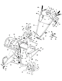 Frame Assembly parts for White Outdoor Tiller 211-405-190 / 1991 from AppliancePartsPros.com
