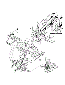 Rear Tine Tiller Illustration (Part 2) parts for White Outdoor Tiller 215-447-190 / 1995 from AppliancePartsPros.com