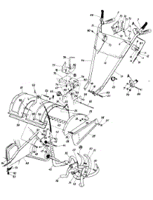 Handle & Tine Assembly parts for White Outdoor Tiller 219-405-190 / 1989 from AppliancePartsPros.com