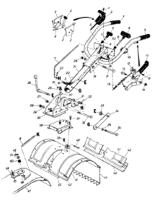 Frame Assembly parts for White Outdoor Tiller 218-430-190 / 1988 from AppliancePartsPros.com