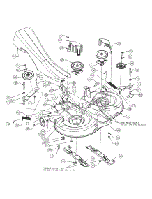 Deck Assembly parts for White Outdoor Lawn Tractor 13B4516N190 / 2004 from AppliancePartsPros.com