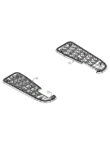 Foot Pads parts for White Outdoor Lawn Tractor 13B4516N190 / 2004 from AppliancePartsPros.com