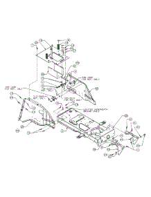 Frame parts for White Outdoor Lawn Tractor 13B4516N190 / 2004 from AppliancePartsPros.com