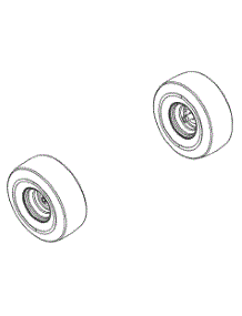 Front Wheels parts for White Outdoor Lawn Tractor 13B4516N190 / 2004 from AppliancePartsPros.com