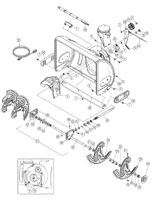 Blower Housing Assembly parts for White Outdoor Snow Thrower 31AH6LLG790 / 2006 from AppliancePartsPros.com