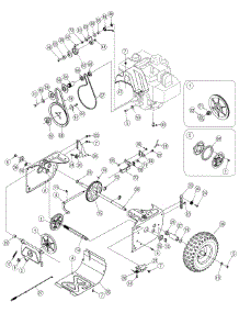 Drive Assembly parts for White Outdoor Snow Thrower 31AH6LLG790 / 2006 from AppliancePartsPros.com