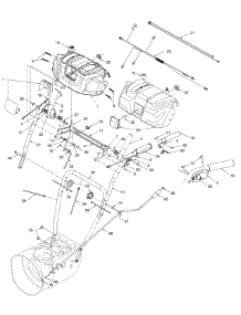 Handle Assembly parts for White Outdoor Snow Thrower 31AH5MLH590 / 2006 from AppliancePartsPros.com