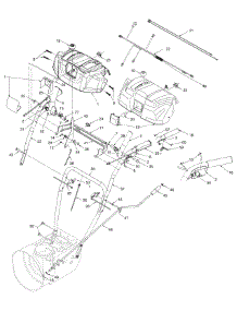 Handle Assembly parts for White Outdoor Snow Thrower 31AH5MLH590 / 2007 from AppliancePartsPros.com