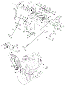 Handle Assembly parts for White Outdoor Snow Thrower 31AE9M6G590 / 2006 from AppliancePartsPros.com