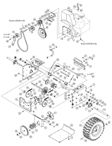 Drive Assembly parts for White Outdoor Snow Thrower 31AE9O6I590 / 2006 from AppliancePartsPros.com