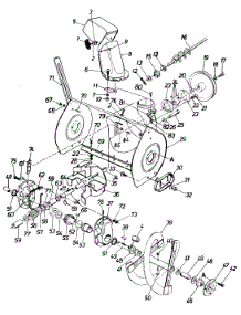 Tine Assembly parts for White Outdoor Snow Blower 310-850-190 / 1990 from AppliancePartsPros.com