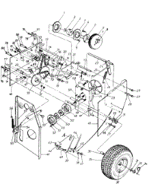 Wheel Chain Drive Assembly parts for White Outdoor Snow Blower 310-850-190 / 1990 from AppliancePartsPros.com