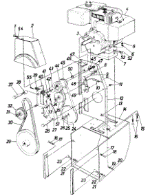 Drive Assembly parts for White Outdoor Snow Blower 311-850-190 / 1991 from AppliancePartsPros.com