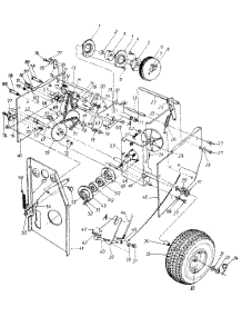 Wheel Chain Drive Assembly parts for White Outdoor Snow Blower 319-850-190 / 1989 from AppliancePartsPros.com
