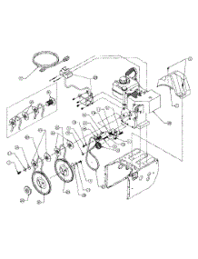 Engine And Pulleys parts for White Outdoor Snow Blower 31AE663H190 / 1998 from AppliancePartsPros.com