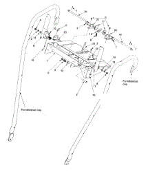 Handle Assembly parts for White Outdoor Snow Blower 31AE573H190 / 1999 from AppliancePartsPros.com