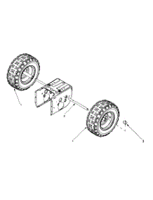 Wheels parts for White Outdoor Snow Blower 31AE573H190 / 1999 from AppliancePartsPros.com