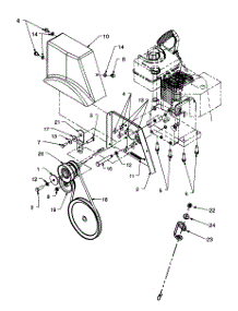 Drive Belt 1350W parts for White Outdoor Snow Blower 31AE993I190 / 2000 from AppliancePartsPros.com