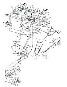 Handle & Chute Assembly 1350W parts for White Outdoor Snow Blower 31AE993I190 / 2000 from AppliancePartsPros.com