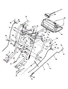 Handle & Control Assembly 1355W parts for White Outdoor Snow Blower 31AE993J190 / 2000 from AppliancePartsPros.com