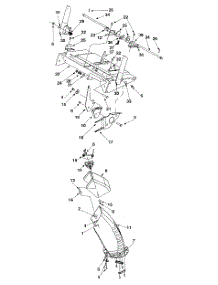Handle Panel & Chute Assembly 1355W parts for White Outdoor Snow Blower 31AE993J190 / 2001 from AppliancePartsPros.com