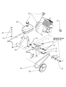 Fuel Tank & Pulley parts for White Outdoor Snow Blower 31A-142-190 / 1998 from AppliancePartsPros.com