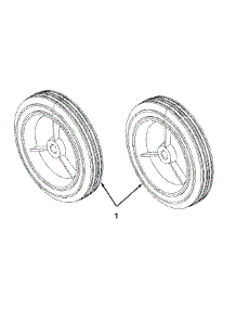 Wheel Assembly parts for White Outdoor Snow Blower 31A-142-190 / 1998 from AppliancePartsPros.com