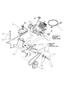Engine Support And Gas Tank parts for White Outdoor Snow Blower 315E142-190 / 1995 from AppliancePartsPros.com